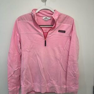 Women's Vineyard Vines  Pink Quarter-Zip Sweater | size small